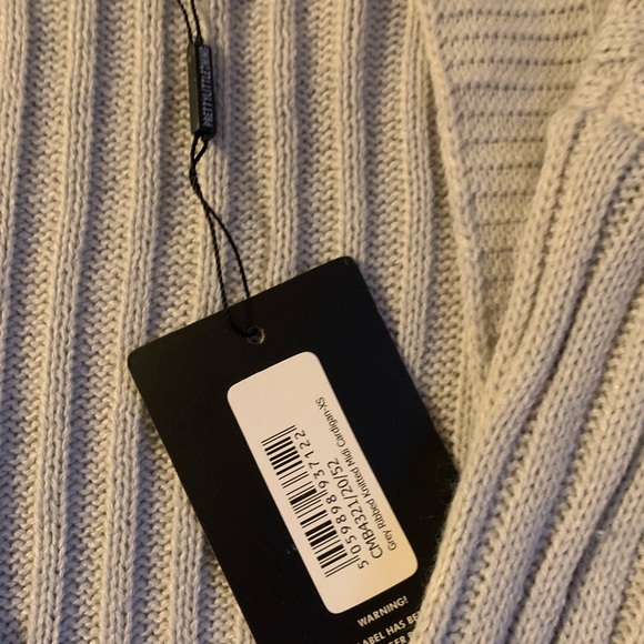 PLT Long Grey Cardigan XS - Picture 3 of 7